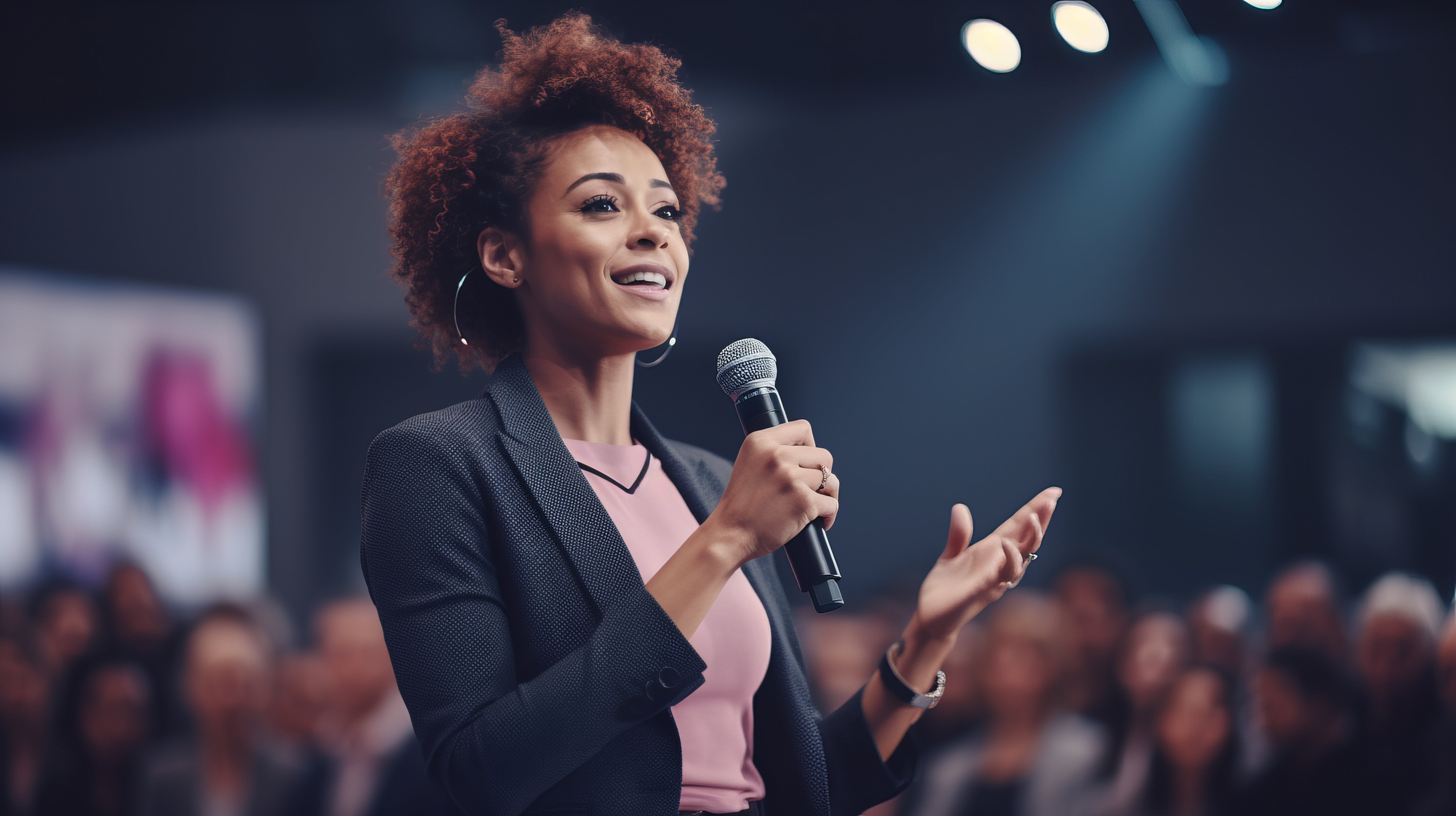 Audience Speaker at Conference