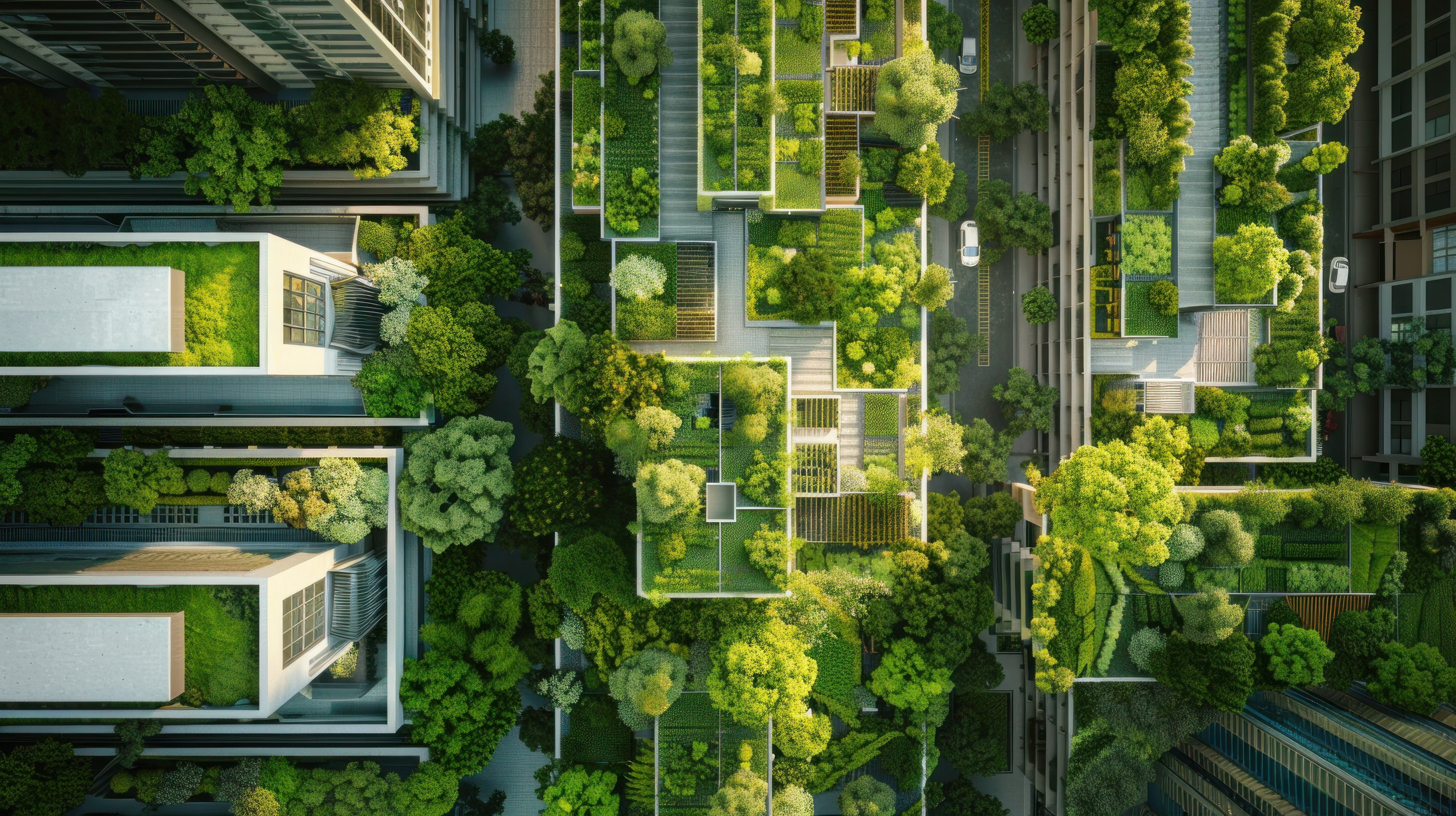 Gardens on buildings