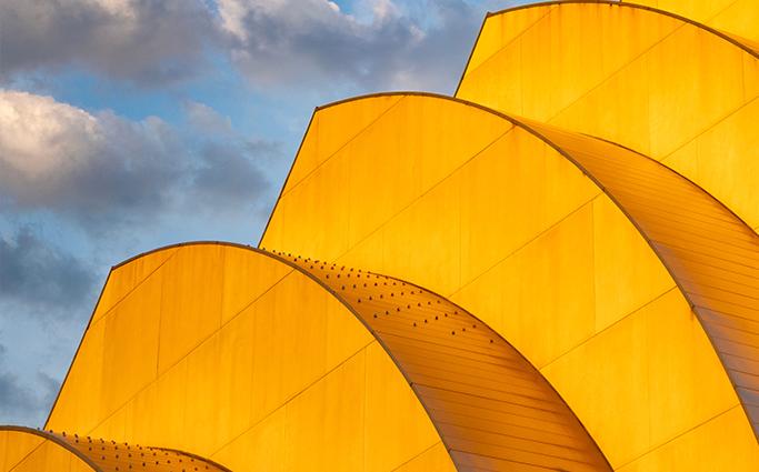yellow architecture