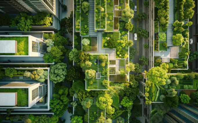 Gardens on buildings