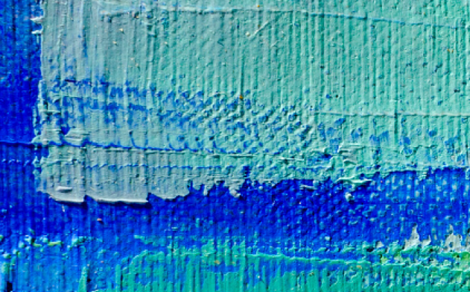 blue paint strokes