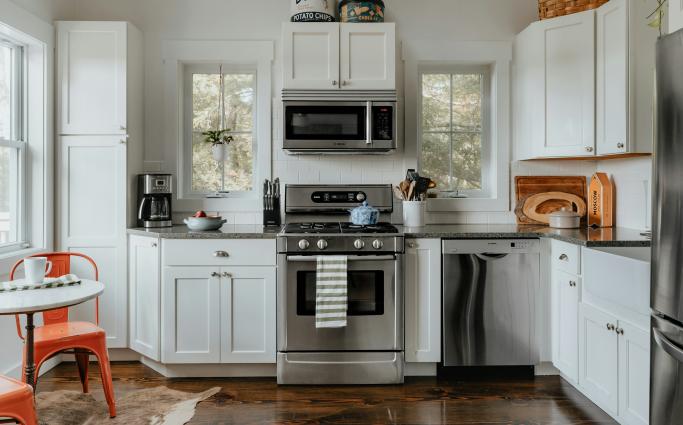 Kitchen in a house