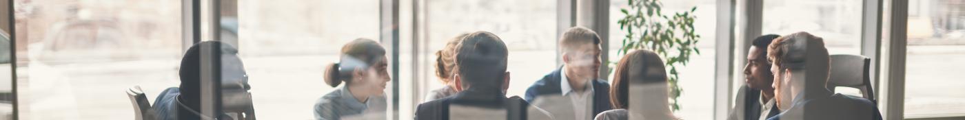 Meeting in conference room