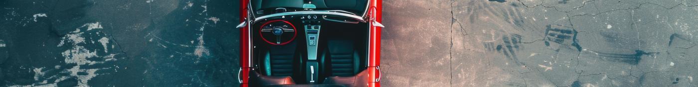 red convertible car