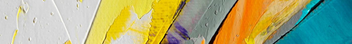 Paint stroke abstract art