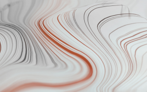 White topography map