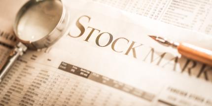 Stock Market in Newspaper
