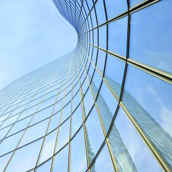 Blue skyscraper