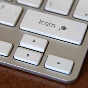 laptop keys with Learn button