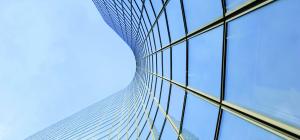 Blue skyscraper