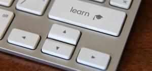 laptop keys with Learn button